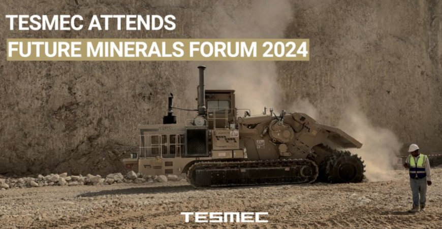Il Gruppo Tesmec presenta l'eccellenza italiana e le soluzioni innovative di trencher al Future Minerals Forum 2024